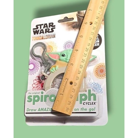 Disney Star Wars Grogu Spirograph Cyclex Hasbro 5+ Compact Collectors Travel Toy - Picture 11 of 16